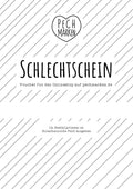 Geschenk-Voucher: "Schlechtschein"