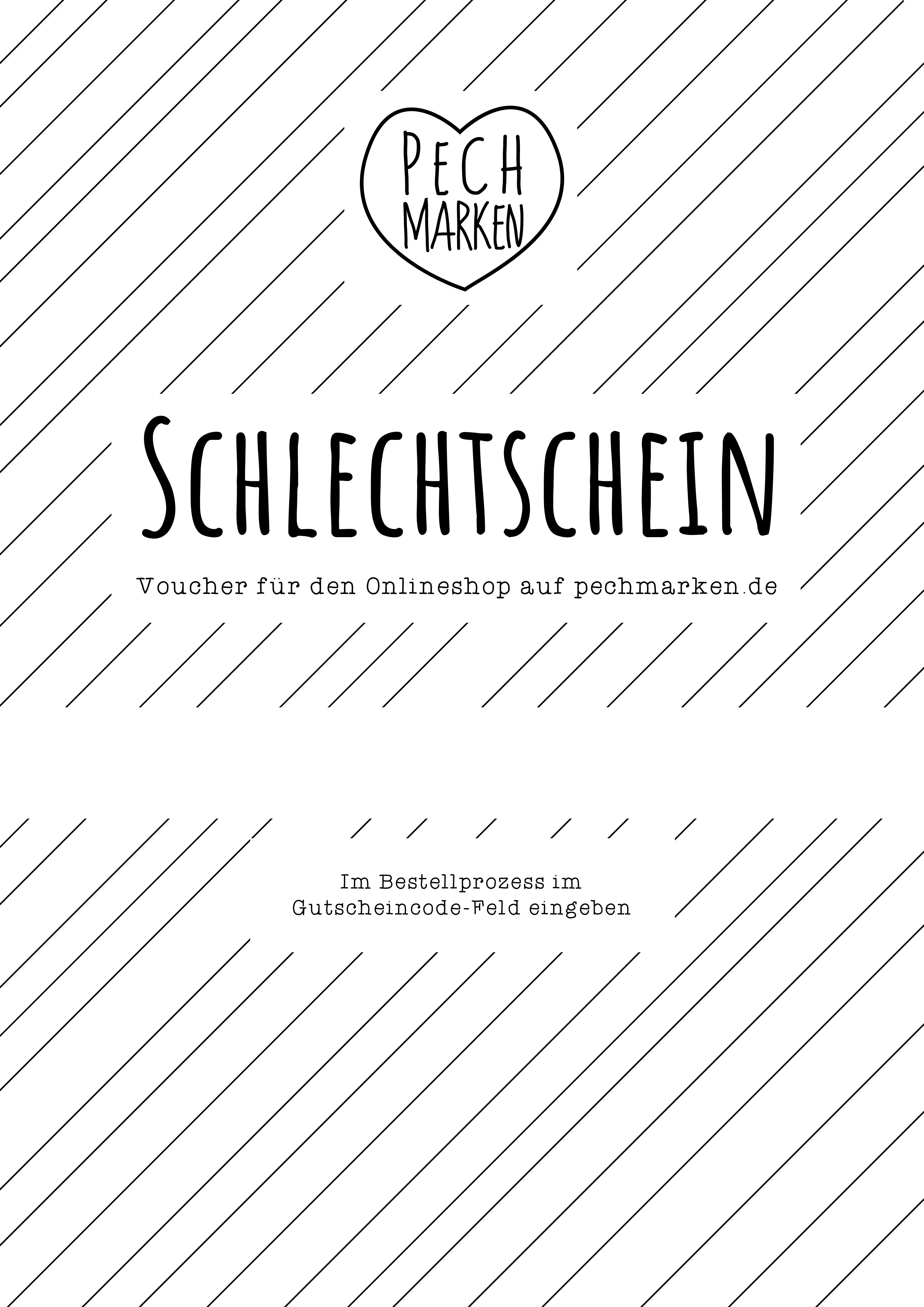 Geschenk-Voucher: "Schlechtschein"